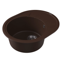 Мойка "Родос" 620, брауни арт-20.245.B0620.206 — фото 1, Кухонные мойки