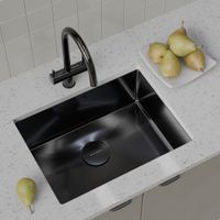 Декоративная крышка Milacio MCU.004.MB, чёрный — фото 5, Прочие комплектующие для слива и канализации