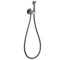 Смеситель ABBER Wasser Kreis AF8125NG с гигиеническим душем, никель — фото 2, Смесители для раковины