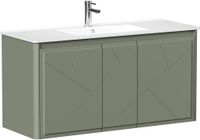 Тумба под раковину Allen Brau Paris 120 1.360004.CGM олива матовый — фото 2, Тумбы под раковину