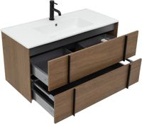 Тумба под раковину Allen Brau Reality 100 1.32007.NO дуб — фото 4, Тумбы под раковину