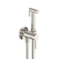 Siena Готовый комплект гигиенического душа (скрытый монтаж, латунная лейка), никель шлифованный арт-AQM6217BN — фото 1, Гигиенические души