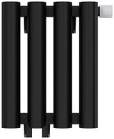 Отопительный радиатор Сунержа Кумир-0 EU50 правый 300х260 4 секции Матовый чёрный арт-31-0351-3004 — фото 6, Радиаторы отопления