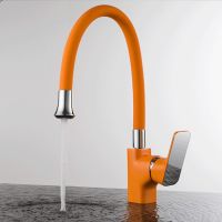Смеситель для кухни D&K Berlin , оранжевый арт-DA1432913 — фото 1, Смесители для кухни