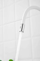 Смеситель для кухни с гибким изливом BELZ , белый арт-B73809-8 — фото 5, Смесители для кухни