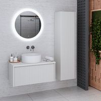 Тумба подвесная MONACO 80 /белый софт/ AQUA DE MARCO 2080WFMON — фото 9, Тумбы под раковину