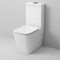 Унитаз напольный Grossman Classic (635х355х830) безободковый,белый с тонкой крышкой,микролифт,смыв торнадо,2 места арт-GR-4445SQ — фото 5, Напольные унитазы