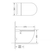 Товар: Унитаз импульсный Azario 360х570х450 напольный, полукруглый, быстросъемное сиденье микролифт (AZ-102) арт-AZ102 - фото 12 Унитаз импульсный Azario 360х570х450 напольный, полукруглый, быстросъемное сиденье микролифт (AZ-102) арт-AZ102 — фото 12, Напольные унитазы