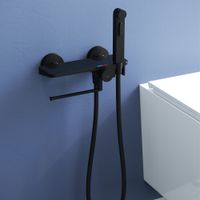 Гигиенический душ со смесителем RGW SP-220-B, черный, (Смеситель/шланг/гигиенический душ/), арт-581408220-04 — фото 3, Гигиенические души