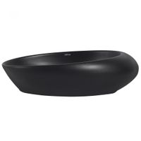 Раковина накладная ABBER Bequem черная матовая арт-AC2107MB — фото 3, Раковины накладные