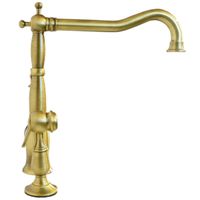 Товар: CUCINA OXFORD См-ль д/кухни моноком. с гигиенической лейкой, ручка белая, бронза 25794 - фото 3 CUCINA OXFORD См-ль д/кухни моноком. с гигиенической лейкой, ручка белая, бронза 25794 — фото 3, Смесители для кухни