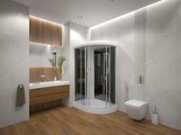 Товар: Душевая кабина ERLIT 35 серия тонированное стекло арт-ER3512PR-C4-RUS - фото 3 Душевая кабина ERLIT 35 серия тонированное стекло арт-ER3512PR-C4-RUS — фото 3, Душевые кабины