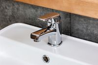 OneLife смеситель для раковины однорычажный полимерный, хром арт-P02-021cr — фото 6, Смесители для раковины