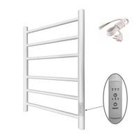 Полотенцесушитель электрический ВИД 10 610х400 правый, скр.монтаж, СНШ, белый матовый(RAL 9016), (Ferrum), Маргроид арт-10-6040-1049-9016R — фото 5, Электрические полотенцесушители