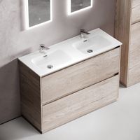 Товар: Тумба под раковину SANCOS Libra Floor напольная, 1190х450х840, c двумя ящиками оснащенными доводчиками, дуб галифакс натуральный, арт. арт-LB120F-2EG - фото 4 Тумба под раковину SANCOS Libra Floor напольная, 1190х450х840, c двумя ящиками оснащенными доводчиками, дуб галифакс натуральный, арт. арт-LB120F-2EG — фото 4, Тумбы под раковину