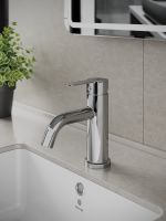 OneLife смеситель для раковины однорычажный полимерный, хром арт-P99-020cr — фото 2, Смесители для раковины