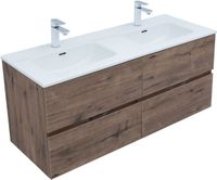 Тумба под раковину Aquanet Алвита New 60 2 ящика, дуб веллингтон табак арт-00334184 — фото 13, Тумбы под раковину