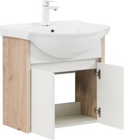 Тумба под раковину Aquanet Сидней 60 дуб кантри/белый арт-00345121 — фото 4, Тумбы под раковину