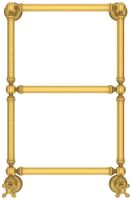 Полотенцесушитель водяной Сунержа Ренессанс 1304 660х400 Состаренная латунь арт-051-0280-6640 — фото 1, Водяные полотенцесушители