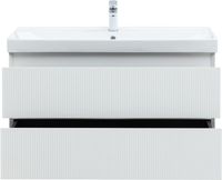 Товар: Тумба с раковиной Aquanet Альтера 100 цв. белый матовый 00340710 - фото 8 Тумба с раковиной Aquanet Альтера 100 цв. белый матовый 00340710 — фото 8, Тумбы с раковиной