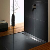 Душевой лоток AZARIO D50 Klasik 650 мм, боковой слив, пластиковый, решетка из нержавеющей стали арт-AZ-CH 650/50 K — фото 2, Трапы для душа