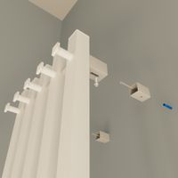 Полотенцесушитель электрический INARO ПРОФИЛЬНЫЙ 1500х240 правый, скр.монтаж, СНШ, белый матовый(RAL 9016), (Ferrum, 8 крючков), Маргроид арт-Inaro-15024-1081-9016R — фото 5, Электрические полотенцесушители