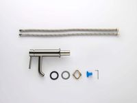 AQ1310BGM ЕВРОПА смеситель для раковины 89, без донного клапана, оружейная сталь — фото 7, Смесители для раковины