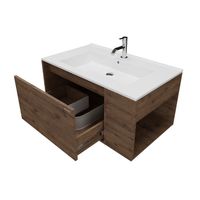 Тумба подвесная "ТЕНЗА-85 см" с 1-м ящ. веллингтон (ум. Оскар-85) 108503 — фото 1, Комоды и тумбы для ванной комнаты