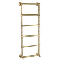 EDERA Полотенцесушитель электрический, h1200/1280x410/490 мм. DX(включение справа), бронза 22632 — фото 1, Электрические полотенцесушители