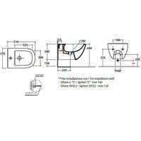 Биде GLOBO STOCKHOLM подвесное с одним отверстием цвет белый арт-LAS10BI — фото 3, Биде подвесные
