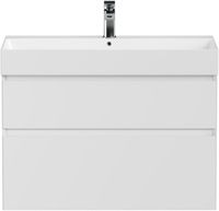 Тумба под раковину Allen Brau Infinity 85 белый матовый арт-1.210026.WM — фото 6, Тумбы под раковину