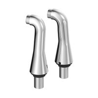 Комплект переходников 2шт., для установки смесителя на борт ванны, хром, LEMARK LM8558CR — фото 1, Комплектующие для душевого оборудования