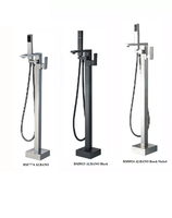 Смеситель ALBANO Black для отдельностоящей ванны, цвет матовый черный, латунь BOCH MANN арт-BM8923 — фото 5, Смеситель для ванны