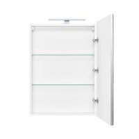 VICTORIA правый зеркальный шкаф 600, 606x141x810 мм, белый глянец арт-A857475806 — фото 2, Зеркальные шкафы в ванную