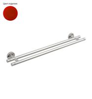 Полотенцедержатель Держатель полотенец Сунержа Каньон двойной / L 600 Флок красный арт-56-3002-0600 — фото 2, Полотенцедержатели