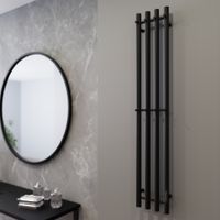 Полотенцесушитель Проксима Круг (электро.) 21х120 (скр.монтаж, унив.подкл., Черный, Альтасан арт-ПроксимаКругСП21120Ч — фото 2, Электрические полотенцесушители