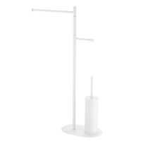 Стойка в ванную комнату Timo Saona 13085/16 белый матовый — фото 1, Стойки - набор держателей