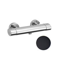 Смеситель для душа с термостатом Webert Elio , черный арт-EL980102560 — фото 1, Смесители для душа с термостатом