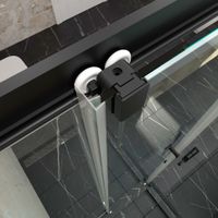 ДШ Фикс-Блэк 90*90, квадрат (2 места) арт-Щ0000067440 — фото 5, Квадратные душевые уголки