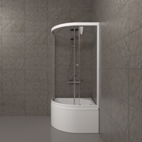 ДО Ультра 90*90 Б (5 мест+сифон D50) арт-Щ0000061800 — фото 3, Душевые уголки четверть круга