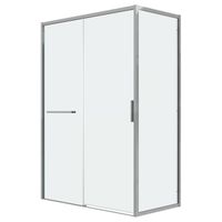 Душевое ограждение Grossman Style 100.K33.05.130.10.00-200.K33.05.100.10.00 (130х100х195) раздвижная,хром,стекло прозрачное,2 места 120.K33.05.1310.10.00 — фото 1, Душевые кабины и ограждения