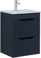 Тумба под раковину Aquanet Практика 50 маренго (2 ящика) 00330456 — фото 1, Тумбы под раковину