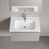 Товар: Тумба подвесная SANCOS Snob R 1.0 690х445х406, c одним ящиком оснащенным доводчиками Doha Soft, арт. SNR1.070SM - фото 4 Тумба подвесная SANCOS Snob R 1.0 690х445х406, c одним ящиком оснащенным доводчиками Doha Soft, арт. SNR1.070SM — фото 4, Тумбы под раковину