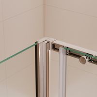 Душевой уголок RGW SV-42 (SV-12 + Z-050-2) 1400x800, профиль хром, стекло прозрачное, арт-32324284-011 — фото 6, Прямоугольные душевые уголки