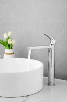 Смеситель для накладной раковины BELZ, хром арт-B11715 — фото 3, Смесители для раковины