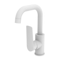 Смеситель для раковины Esko LG26MW, белый — фото 1, Смесители для раковины