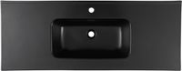 Раковина Aquanet Flat 120 черная матовая арт-00329258 — фото 2, Раковины встраиваемые сверху