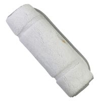 Коврик д/ванной комнаты 60х100 см., вышивка логотип MIGLIORE, белый, окантовка серебро 31922 — фото 5, Коврики для ванной комнаты