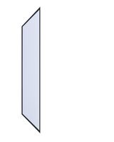 Душевая стенка ALEX BAITLER 6 серия SG61B90 прозрачное стекло — фото 2, Душевые перегородки