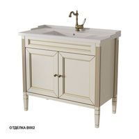 АЛЬБИОН тумба 90 две двери арт-33319-В002 — фото 1, Тумбы под раковину